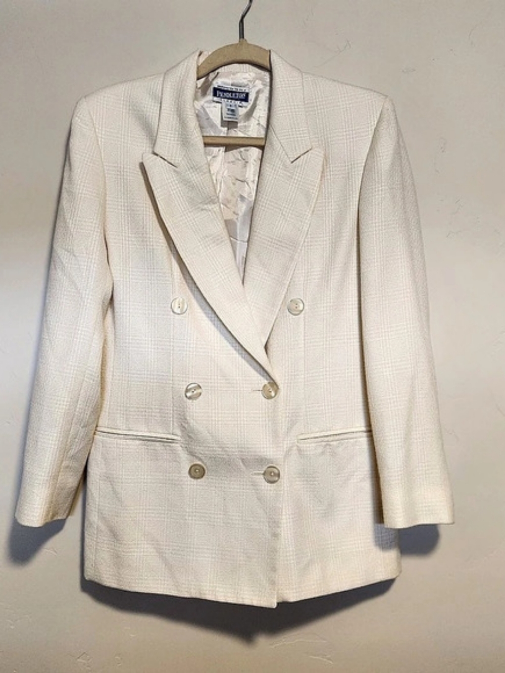 Vintage Pendleton Double-Breasted Blazer